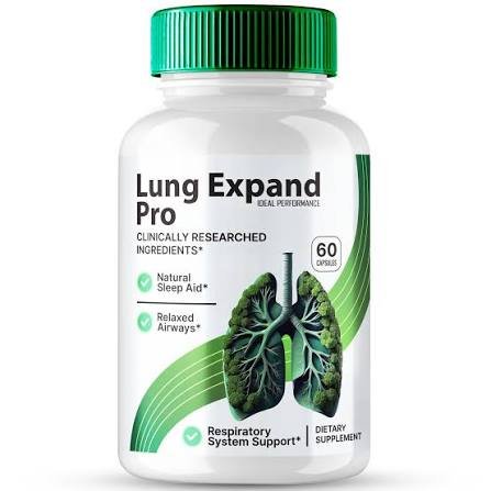LungExpand Pro — Respiratory Support supplement bottle