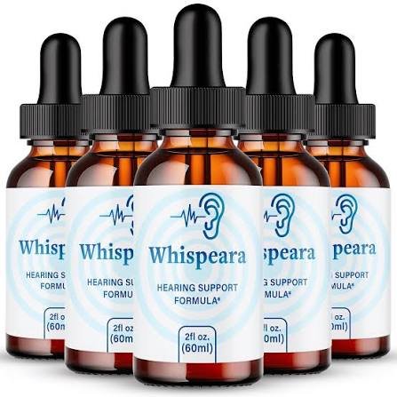 Whispeara — Hearing Support supplement bottle